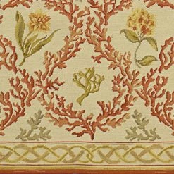 Asmara Inc. Flowing Coral CR Needlepoint Rug View All Rugs