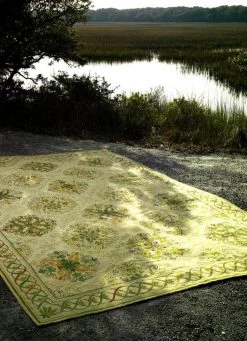 Asmara Inc. Undersea Mosaics Needlepoint Rug