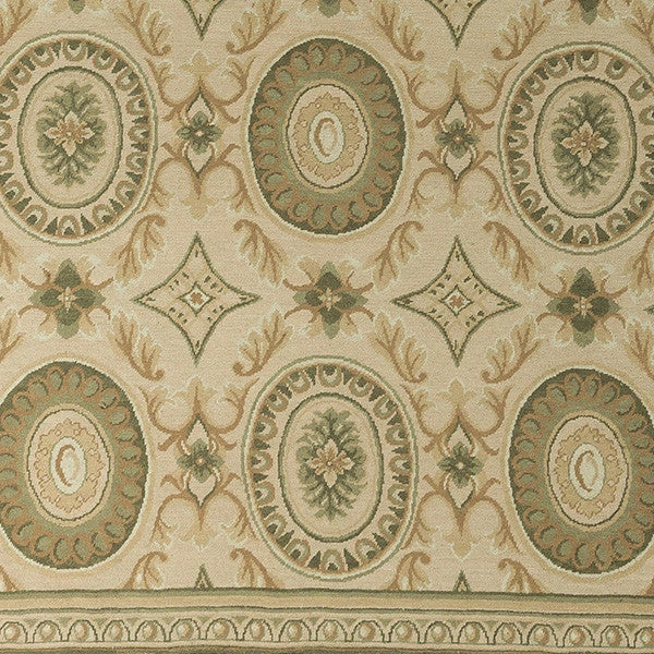 Asmara Inc. Oval CG Needlepoint Rug