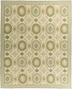 Asmara Inc. Oval CG Needlepoint Rug