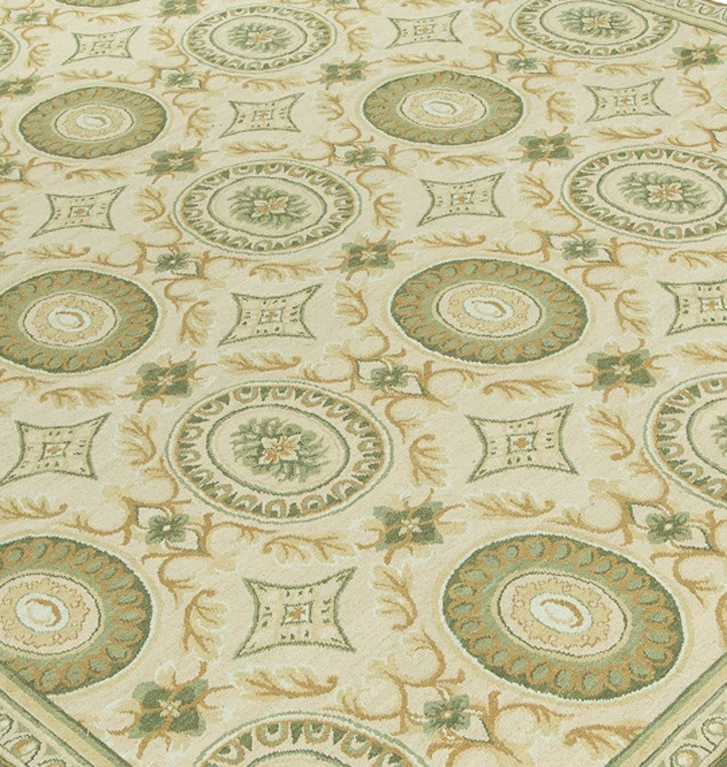 Asmara Inc. Oval CG Needlepoint Rug