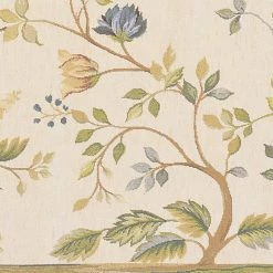 Asmara Inc. Blue Summer Needlepoint Rug