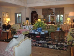 Asmara Inc. Garden Trellis Needlepoint Rug